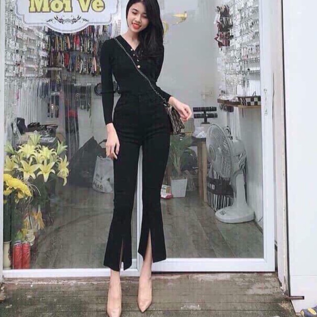 QUẦN SKINNY LOE XẺ MS15255