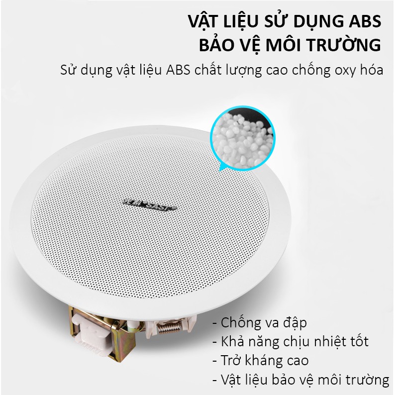 Loa Âm Trần Nghe Nhạc LossLess Cao Cấp SAST 5 inch S1-4