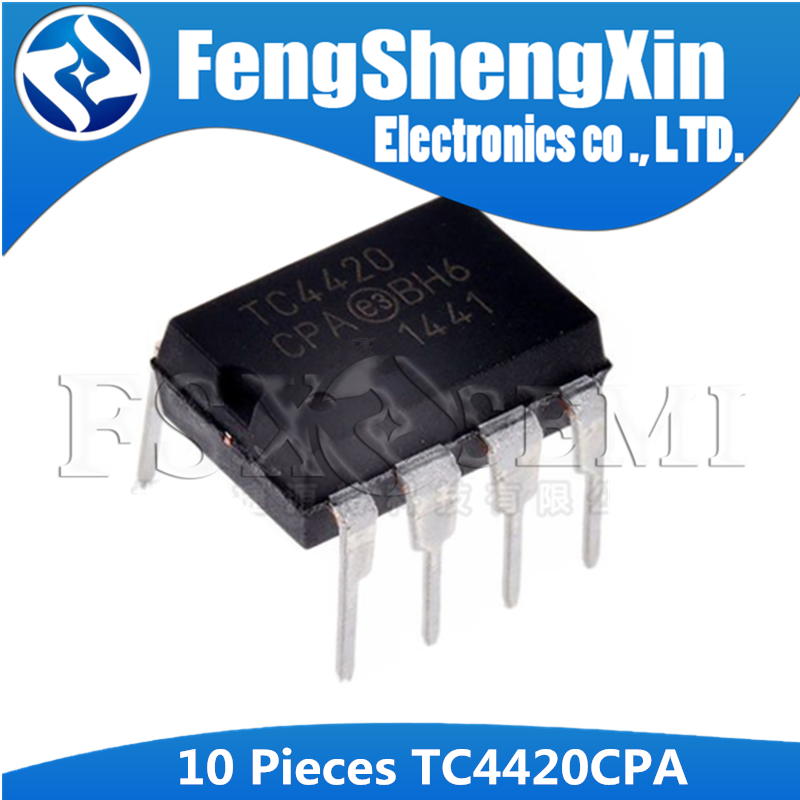 Set 10 Linh Kiện Điện Tử Tc4420Cpa Dip-8 Tc4420 6a