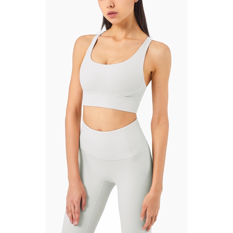 Áo bra thể thao Hoppe Fumeng WX176 phối dây đan chéo lưng cho nữ