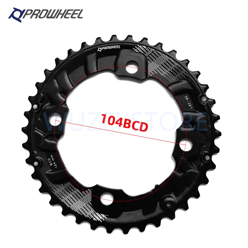 Trục Líp Xe Đạp Leo Núi PROWHEEL 104 / 64BCD 26T 28T 36T 38T 10 / 11 Chuyên Dụng