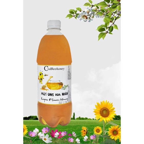 Mật Ong Nguyên Chất Hoa Nhãn 1000ml (1400g) Cvdbeehoney Ocop - Logan Flower Honey | BigBuy360 - bigbuy360.vn