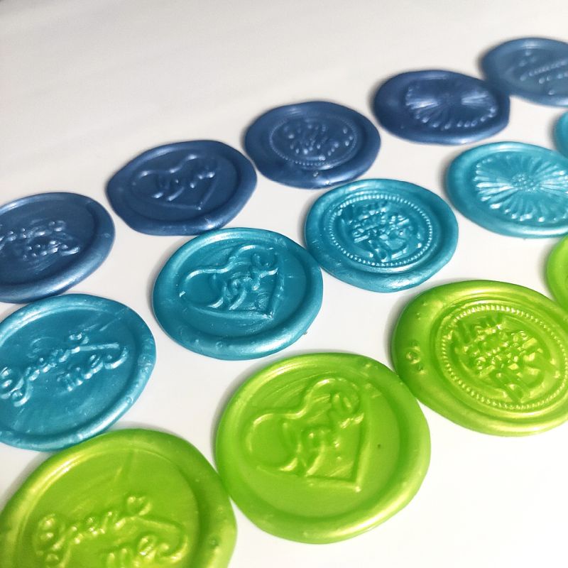 DẤU SÁP Wax Seal - ISLAND Style (100% hàng thủ công) niêm phong bao thư, thiệp, trang trí bao bì sản phẩm