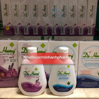 Dung dịch vệ sinh phụ nữ Dạ hương 100ml ( 2 màu xanh & tím )
