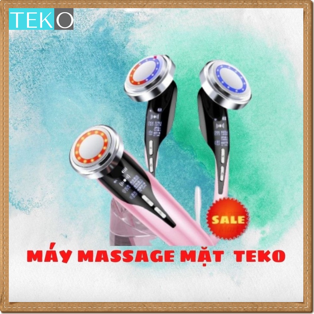 Máy massage mặt cầm tay làm sạch, trẻ hóa - Chăm sóc da mặt đa năng - HDSD Tiếng Việt - TEKO STORE