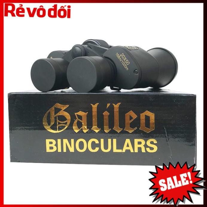 Ống nhòm 2 mắt siêu xa, Ống Nhòm Du Lịch 2 Mắt Chuyên Dụng  Galileo 20x50 Góc Nhìn Rộng Hàng Nhập Khẩu nguyên bộ