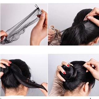 lưới búi tóc tiếp viên hàng không