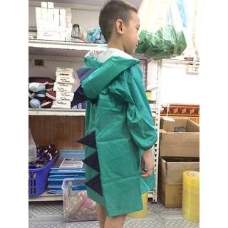 Áo MƯA KHỦNG LONG TRẺ EM