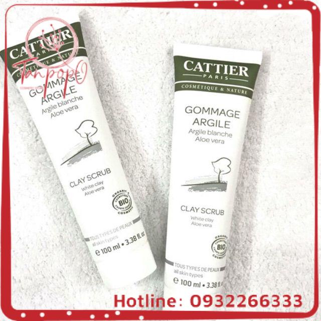 Tẩy Da Chết Cattier Gommage Argile Aloe Vera 100ml