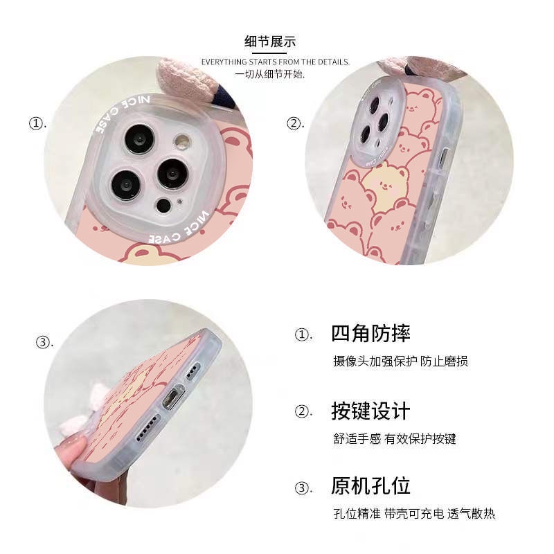 Ốp Điện Thoại Hình Cô Gái Xinh Xắn Cho iPhone 12 13promax 7P/6/8 11