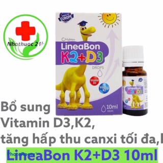 LineaBin K2 D3 10ml date mới