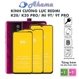 Kính Cường Lực Xiaomi Redmi K20 K20Pro Mi 9T Mi 9T Pro trong suốt không full màn tặng kèm khăn lau màn hình