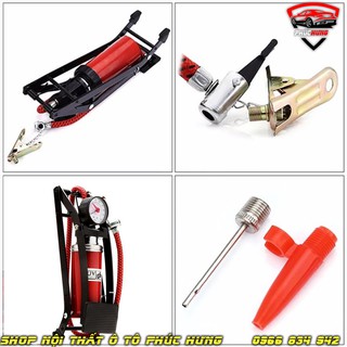 ⚡️Freeship 99k - Toàn quốc⚡️ Máy Bơm lốp ô tô xe máy có đồng hồ đo áp suất