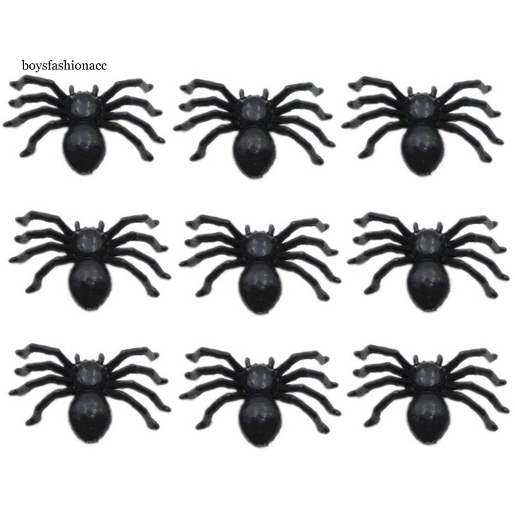 Set 30 mô hình chú nhện đồ chơi bằng nhựa sống động cho dịp Halloween