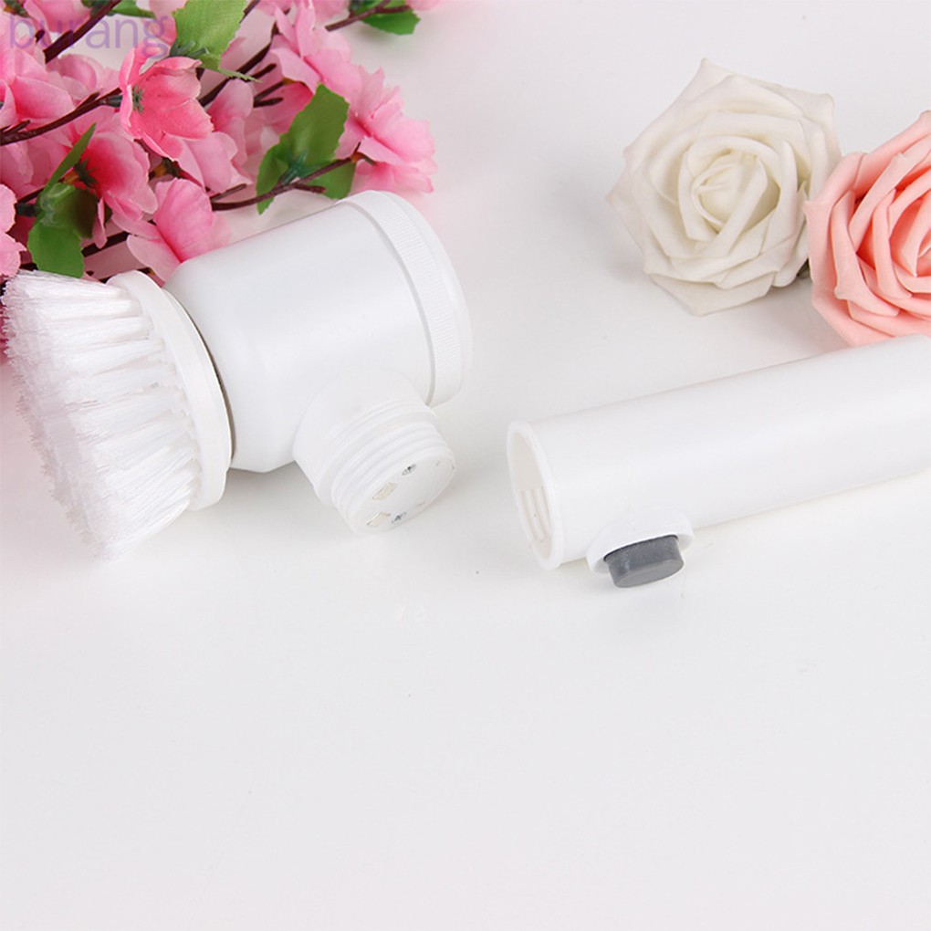 Bàn chải vệ sinh bồn tắm/ nhà bếp chạy điện 5 trong 1 tiện lợi