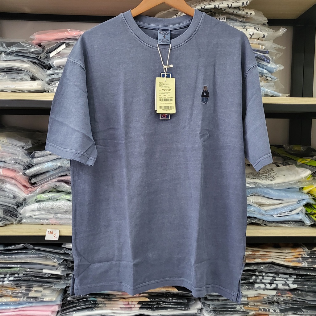 Áo Thun WHOAU Korea mới 2022 - Garment Dyed