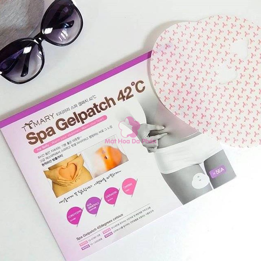 Miếng dán tan mỡ bụng Spa Gel Patch 42ºC ( Hộp 5 miếng)