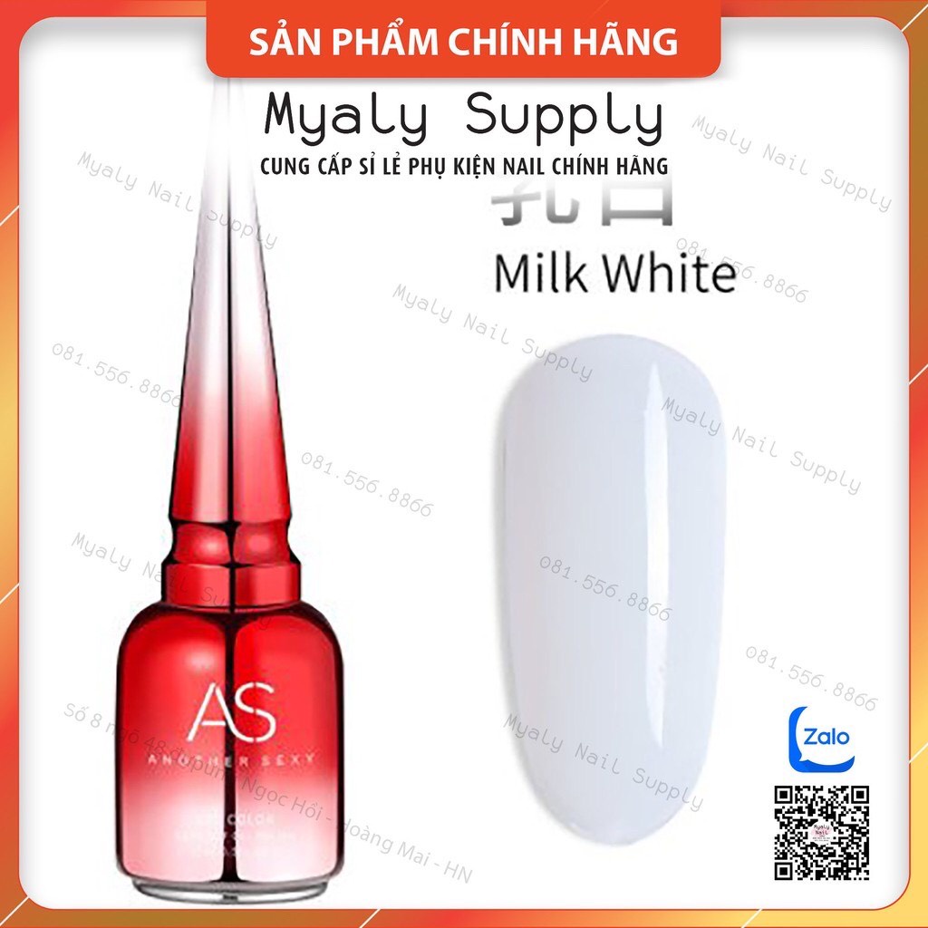 Sơn gel Trắng Sữa Nước Gạo AS SP000859