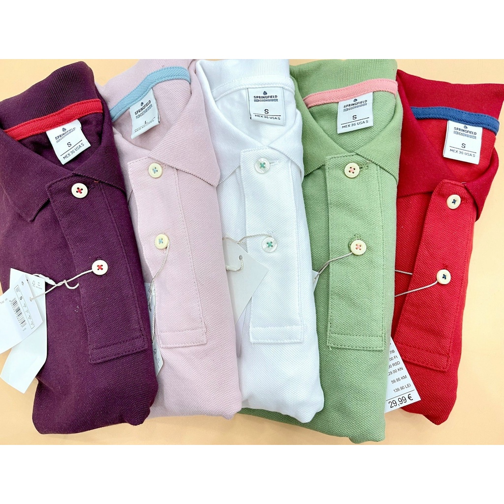 Áo polo Springfield nhiều màu