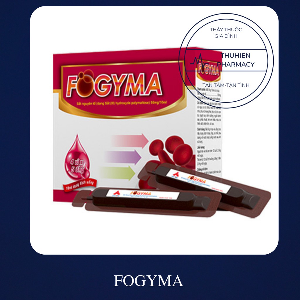 [Date mới nhất] SẮT FOGYMA-Sắt nước bổ sung cho cơ thể (Hộp 20 ống) | BigBuy360 - bigbuy360.vn