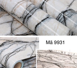Decal vân đá cẩm thạch dán bếp... combo 5m x 0,6m