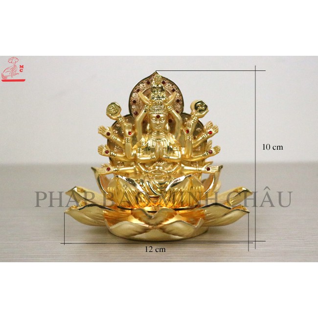 [PHÁP BẢO MINH CHÂU] TƯỢNG BÀY ÔTÔ HK ĐẾ SEN NỞ (QUAN ÂM - THIÊN THỦ 2 MẶT - QUAN ÂM 2 MẶT)