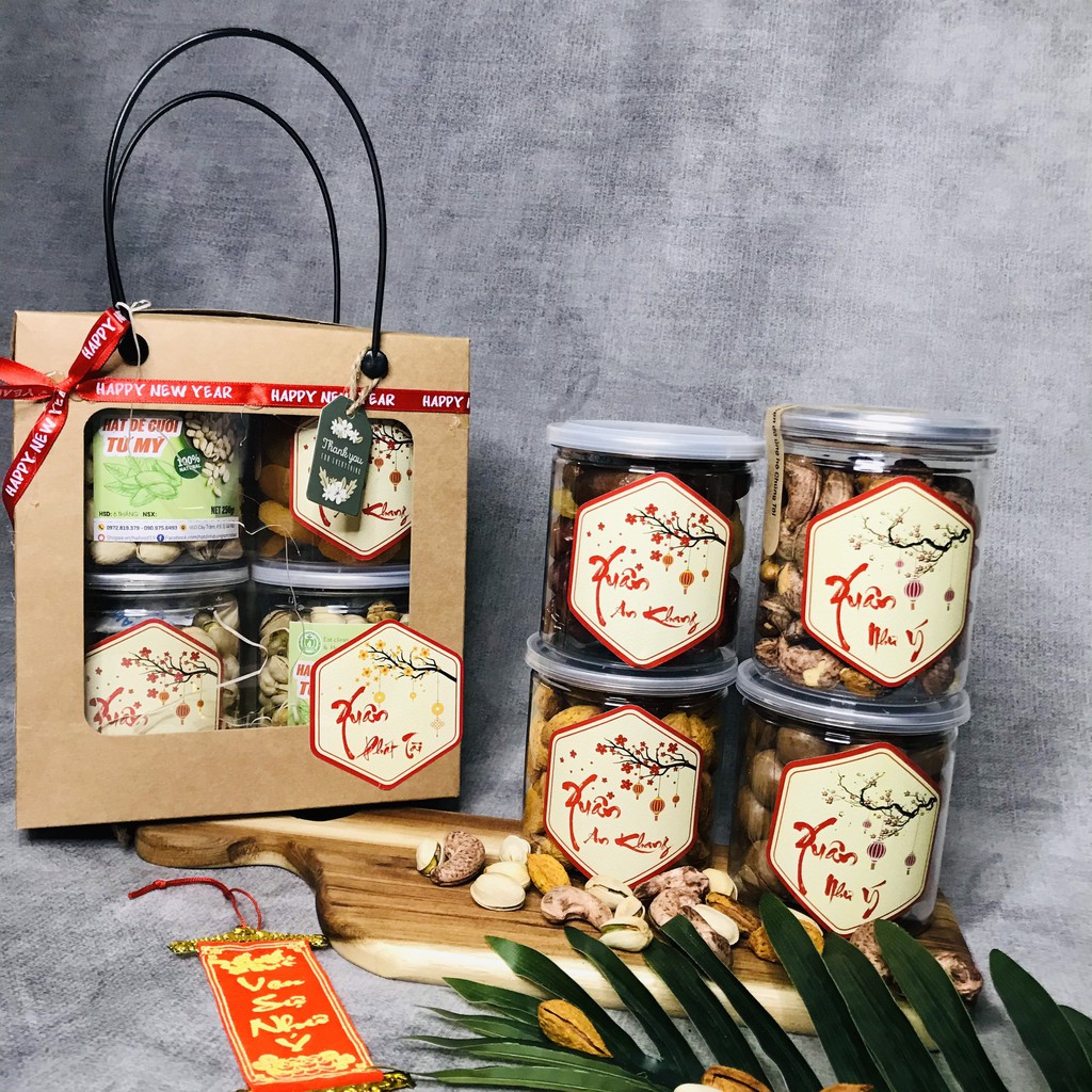 Hộp quà biếu tặng hạt dinh dưỡng hafood, Quà biếu cho công ty, doanh nghiệp, cơ quan | BigBuy360 - bigbuy360.vn