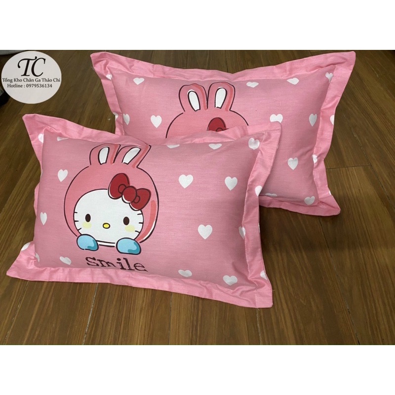 ☘️ Gối Trẻ Em 100% Cotton- Mềm Mịn- Thoáng Mát- Kèm Ruột Bông☘️