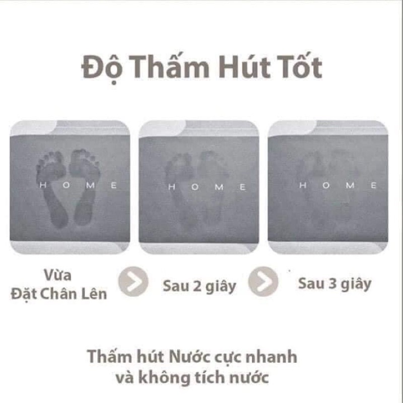 Thảm lau chùi chân siêu thấm hút nội địa.