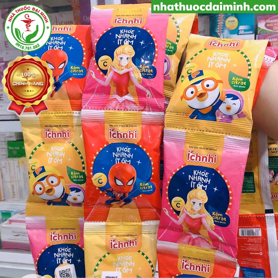 Kẹo Dẻo Ích Nhi - Kẹo Dẻo Tăng Đề Kháng