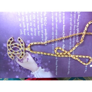 dây chuyền nữ chainel  cao cấp