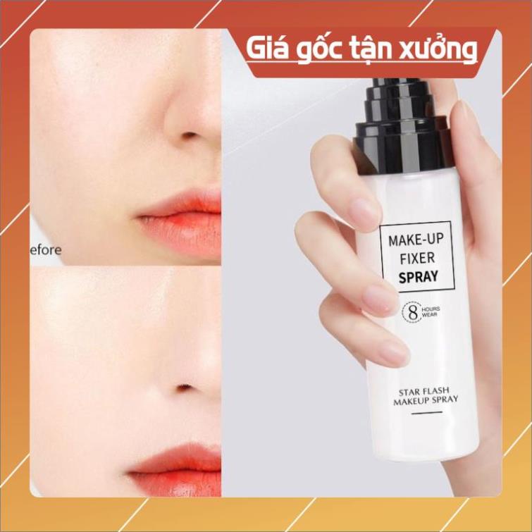 Hàng Đẹp Xịt Nhũ Khóa Trang Điểm Star Flash Make Up Spray 8 Hours Wear | BigBuy360 - bigbuy360.vn
