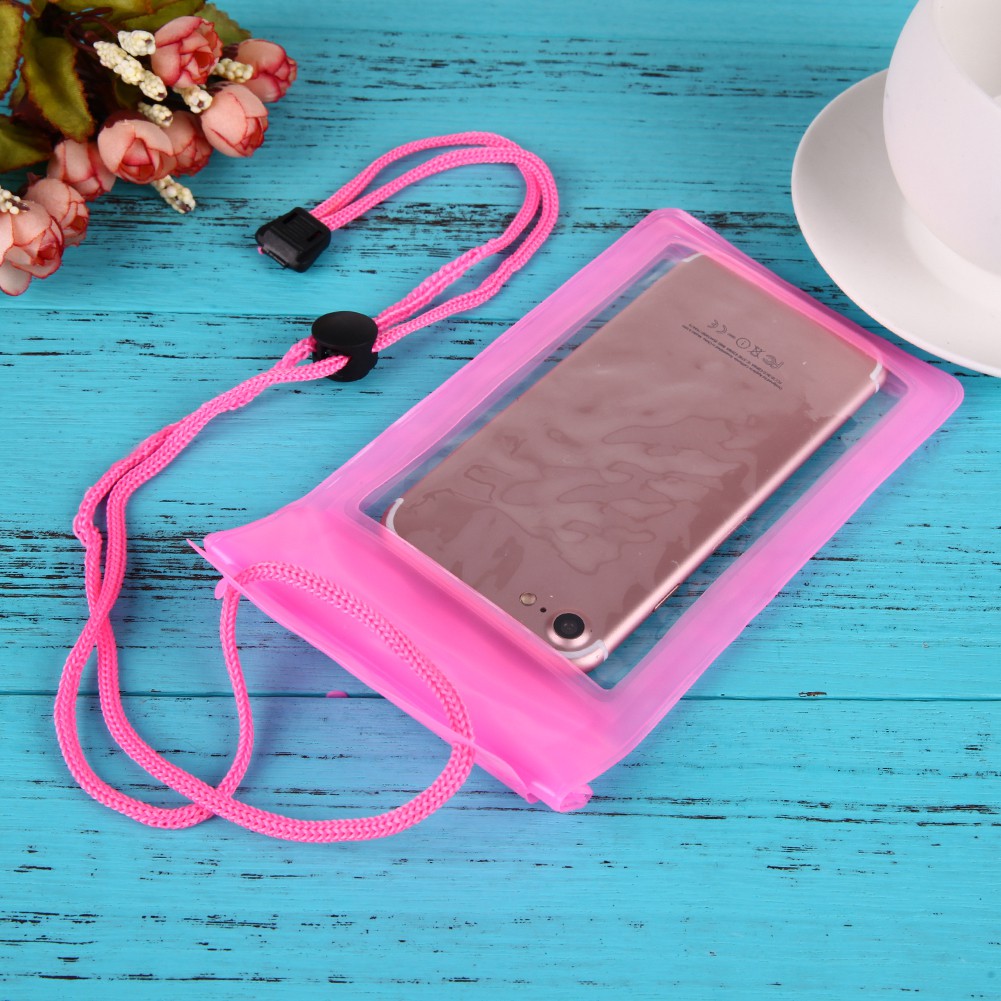 Túi chống nước 3 lớp cho điện thoại thông minh bằng PVC kích thước 190x105mm
