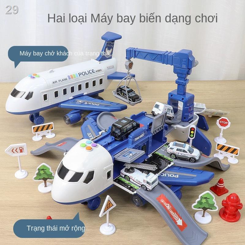 Đồ chơi trẻ em máy bay cậu bé ô tô kỹ thuật xe cảnh sát 2 câu đố đa chức năng âm nhạc giáo dục sớm Tiếng Anh 3 tuổi