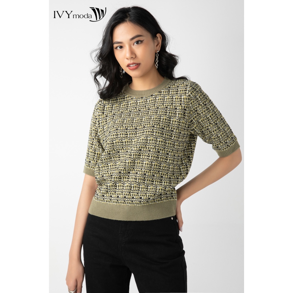 Áo len nữ họa tiết IVY moda MS 57M3922 | BigBuy360 - bigbuy360.vn