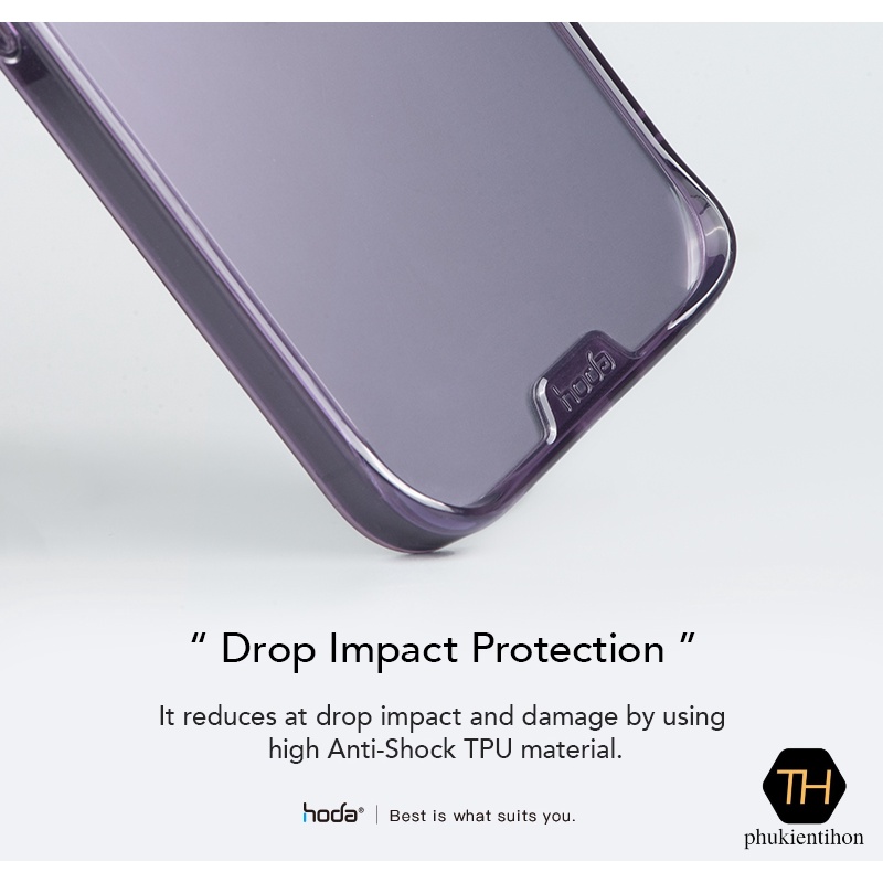 Ốp Lưng HODA iPhone 14 Pro Max/ 14 Pro Crystal Pro - Hàng chính hãng