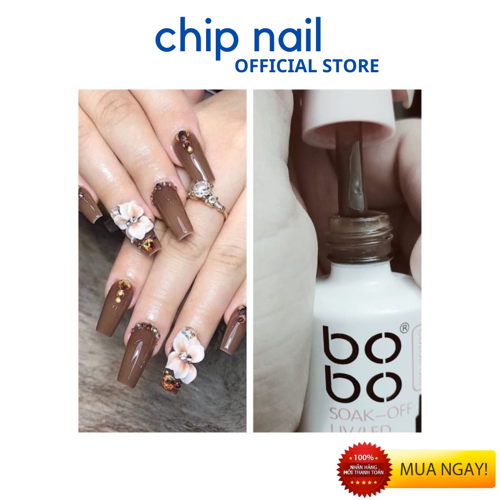 Sơn thạch bobo tông nâu hót hít [sẵn hàng]