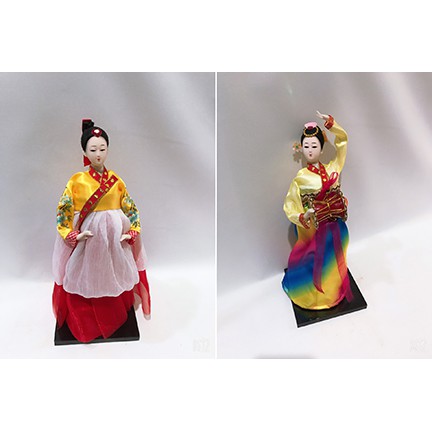 Búp bê phong cách  mặc Hanbok  chiều cao khoảng 25-30 cm ( tuỳ mẫu) hình thật