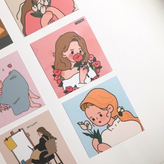 Postcard cô gái (set 9 tấm)
