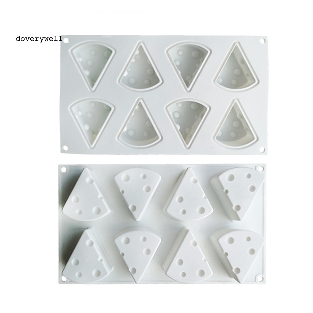 Khuôn Silicone Tạo Hình Làm Bánh Hình Phô Mai