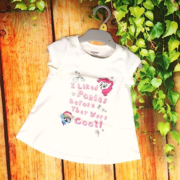 Đồ bộ bé gái yoyo hình pony từ 9-23kg. Thun cotton 4 chiều mềm mịn - Tomchuakids.