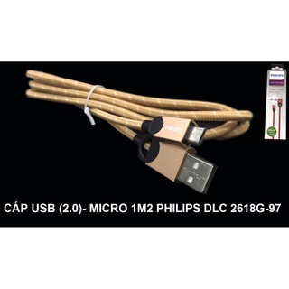 CABLE USB 2.0 SANG MICRO USB PHILIPS DLC2618B