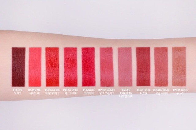 Son kem 3CE Velvet Lip Tint | Thế Giới Skin Care