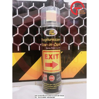 BOSNY- SƠN XỊT BOSNY PHOSPHORESCENT DẠ QUANG MÀU XANH LÁ CHÍNH HÃNG
