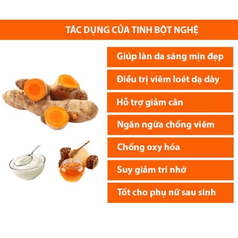 [ 300gr ] bột nghệ vàng nguyên chất 100% Organic