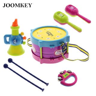 Instruments Toys 5 Parts/Set Gifts Drum Set For Baby Boy Girl Colorful Fine