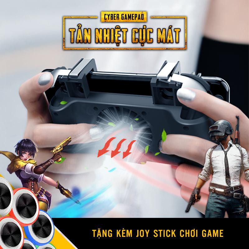 Cyber GamePad - Tay Cầm Tản Nhiệt + Sạc Dự Phòng + Tặng Nút Xoay Joystick giá 100k - Home and Garden