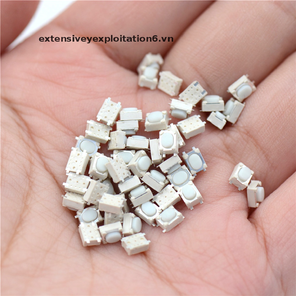 Set 4 Công Tắc Ấn 4 Chấu SMD 3 * 4 * 2.5mm E6VN / 50