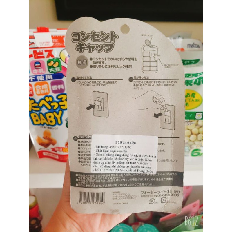 Bịt ổ điện an toàn cho bé