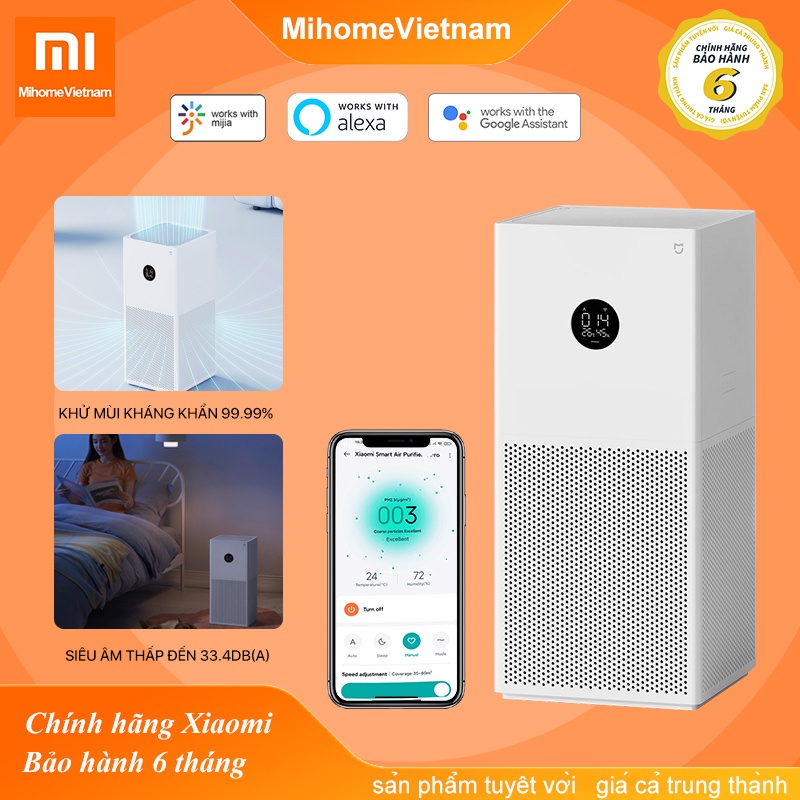 Máy lọc không khí Xiaomi Mi Air Purifier 4 Lite AC-M17-SC - BẢN Quốc tế